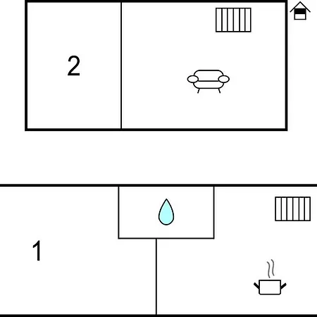 公寓 Two-bedroom In